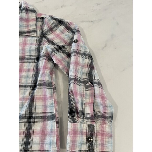 Ruum Girls Long Sleeve Button Down Shirt Ruffle Detail Size 4T - Picture 3 of 7